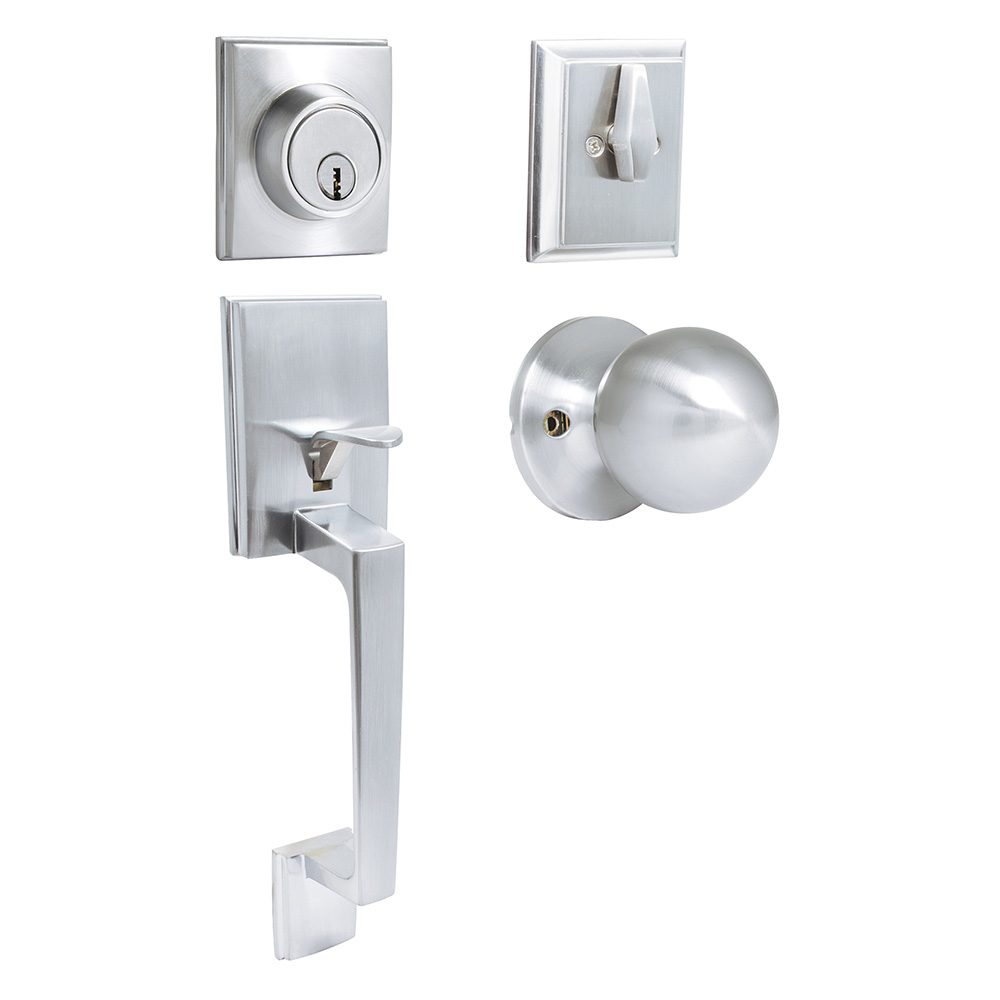 Gatillo Rectangular Para Entrada Función Sencilla Níquel Satinado Visual Prolok PGR60NV