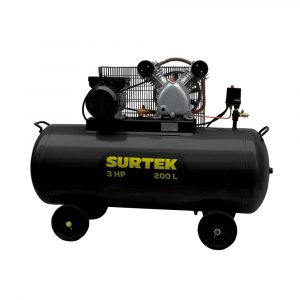 Compresor De Aire Eléctrico De Banda 200Lt 3HP 127V Surtek COMP6200B