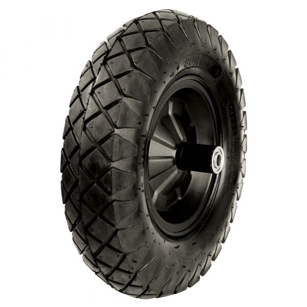 Llanta Reforzada 4 Capas De 16" Con Rin Para Carretilla Surtek CATL4