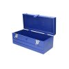 Caja Portaherramientas Metálica Color Azul Con Charola 16" X 7" X 6" Foy CMF16