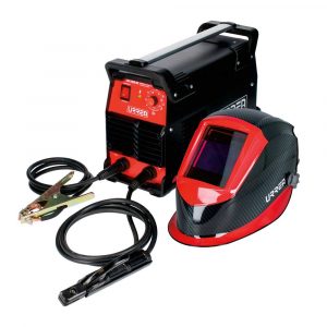 Juego de soldadora inverter con careta Urrea JSIC2