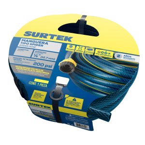 Manguera Para Jardín Spider Con Conector Plástico 1/2" 25 M Surtek M12S25P