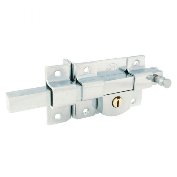 Cerradura De Barra Fija Función Derecha Cromo Brillante Llave Estándar En Caja Lock L560DCB