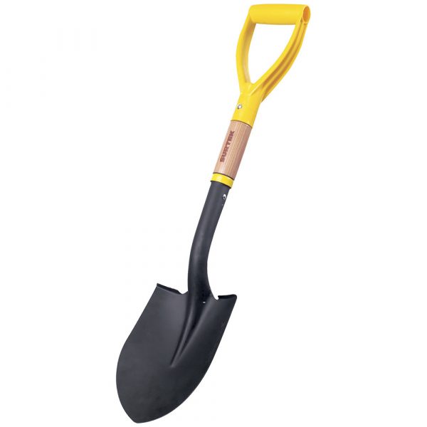 Pala Cajuelera Con Mango De Madera Con Puño Metálico "D" Redonda Surtek 130631