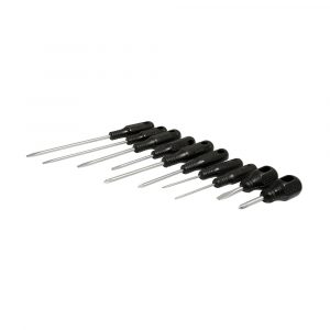 Juego De 10 Destornilladores Negros Combinado Foy A02