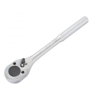 Matraca Reversible Para Dado Cuadro De 1/2" Cabeza Tipo Pera Mango Moleteado Foy 140446