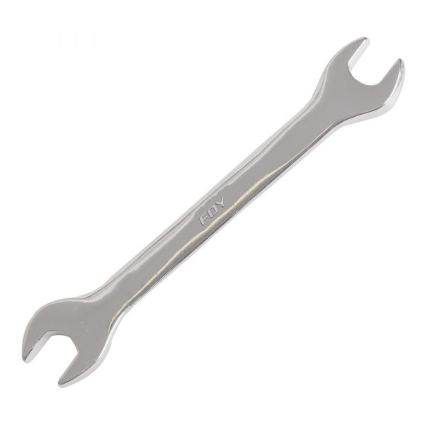 Llave española pulido espejo métrica, 12 x 13 mm Foy EM1213