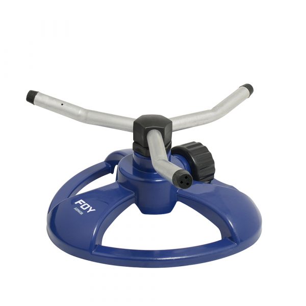 Aspersor estacionario con base metálica de 3 brazos 3/4" GHT Foy ASPM3B