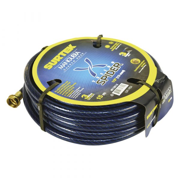 Manguera Spider Surtek M12S15 15M 1/2" Conector Metalico