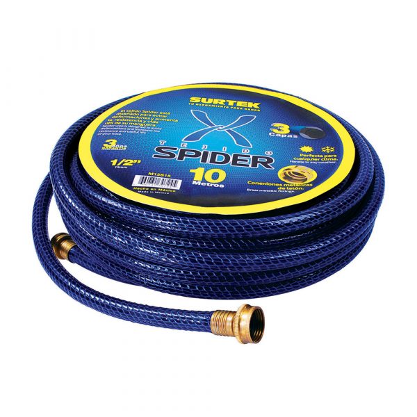 Manguera Spider Surtek M12S10 10M 1/2" Conector Metalico