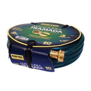 Manguera Tramada Surtek M12T10 10M 1/2" Conector Metalico