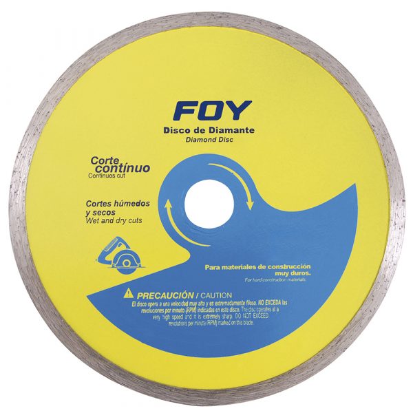 Disco de diamante continuo, 4-1/2" Foy 143510