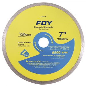 Disco De Diamante Continuo 7" Foy 143512