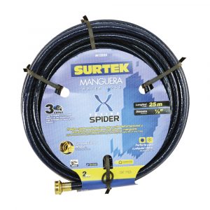 Manguera Spider Surtek M12S25 25M 1/2" Conector Metalico