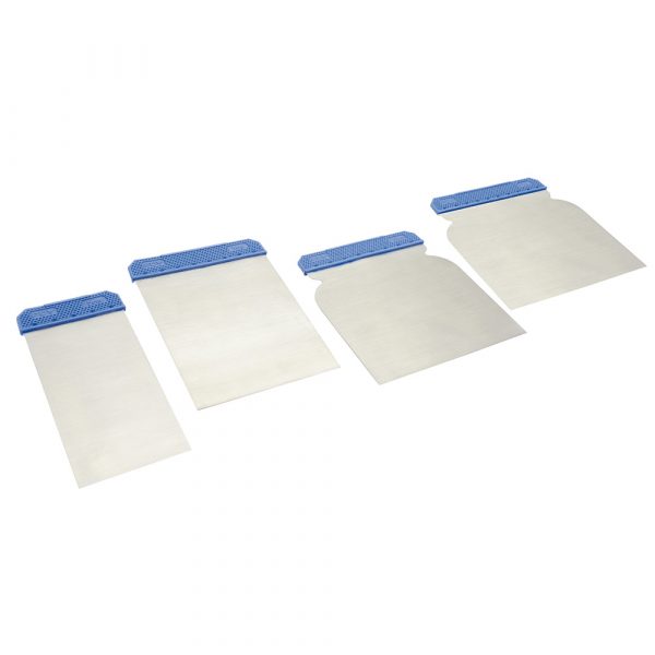 Juego de cuñas para raspar con mango plástico, 4 piezas Foy 142628