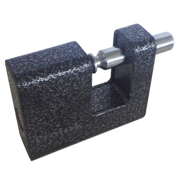 Candado De Hierro Para Cortina Metálica 70 Mm Negro Llave Estándar Prolok P19C70
