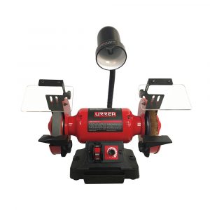 Esmeril De Banco 250W De 6" Urrea EB1006 Con Luz De Trabajo