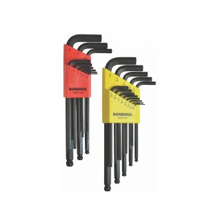 Juego de Llaves Hexagonales Punta Bola Mix 22 Piezas 10937+10999 =20199 Bondhus