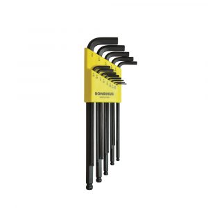 Juego de Llaves Hexagonales Punta Bola Std Xlgo 13 Piezas.050-3/8" 16037 Bondhus
