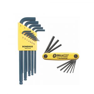 Juego De Llaves Hexagonales Bola L Y Tipo Navaja 14189 Bondhus