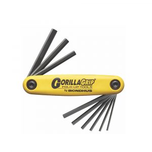 Llave Hexagonal Punta de Bola 9 Piezas 5/64-1/4" 12589 Bondhus