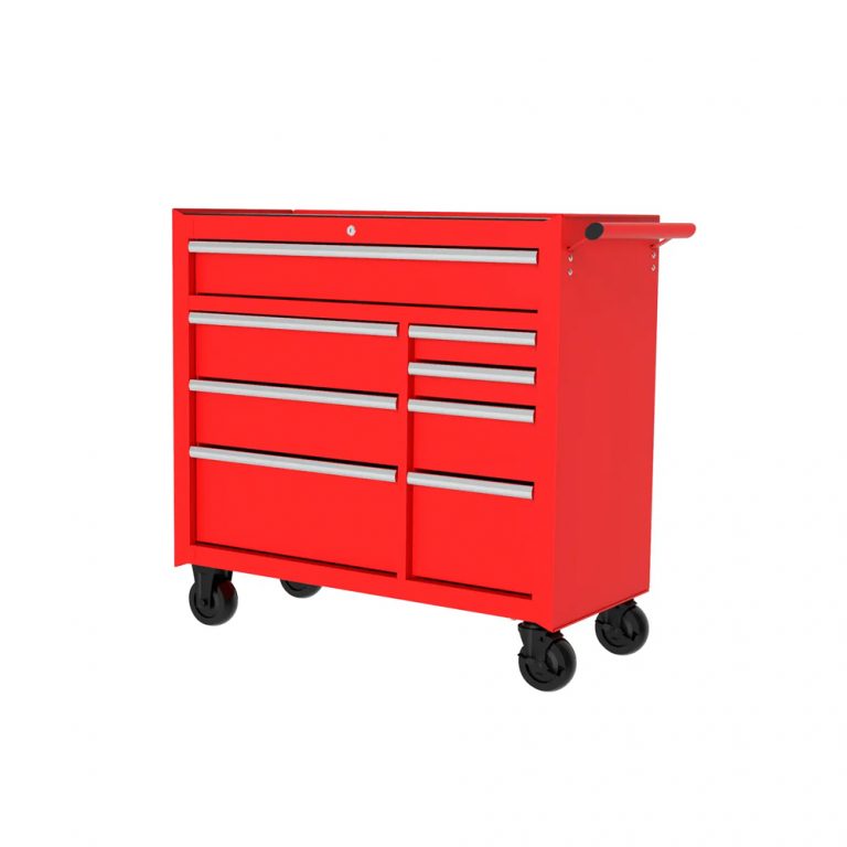 Gabinete Móvil 8 Gavetas Color Rojo Serie P41M8 Urrea