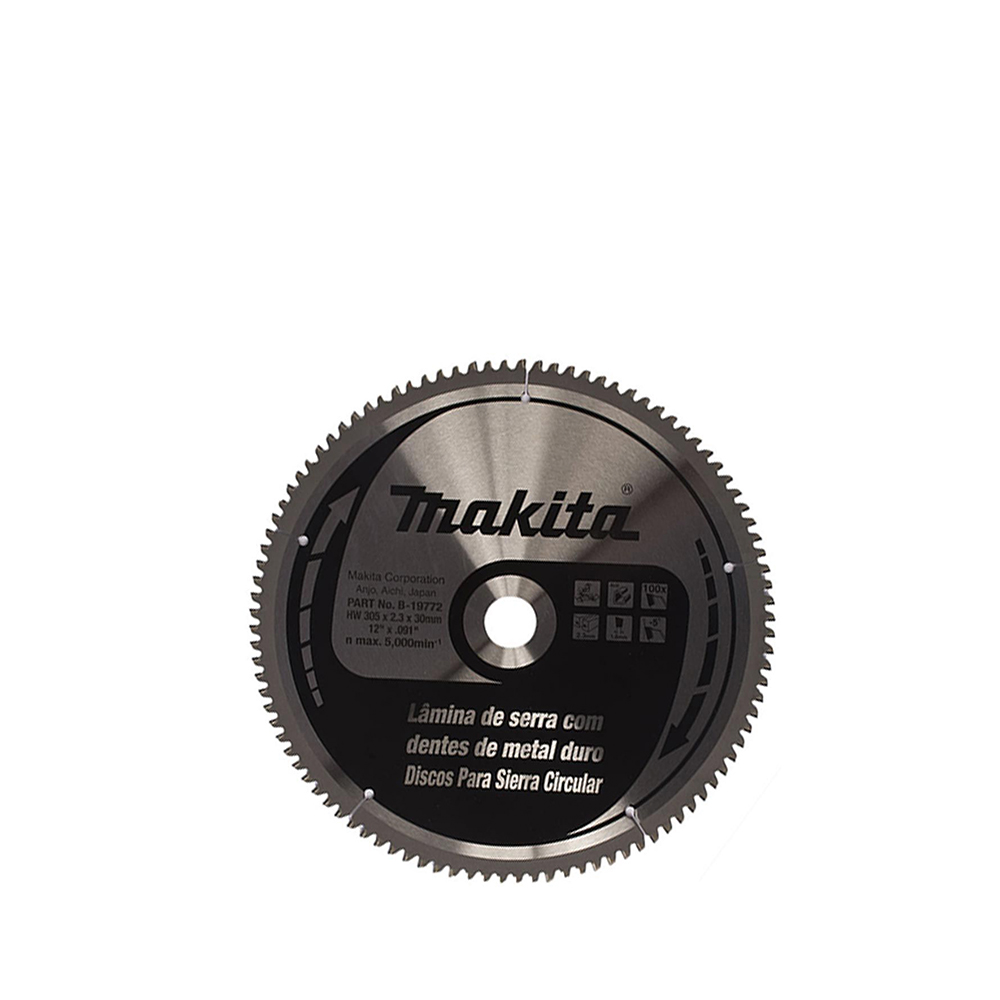 Disco Sierra Para Aluminio 12" 100D B-19772 Makita