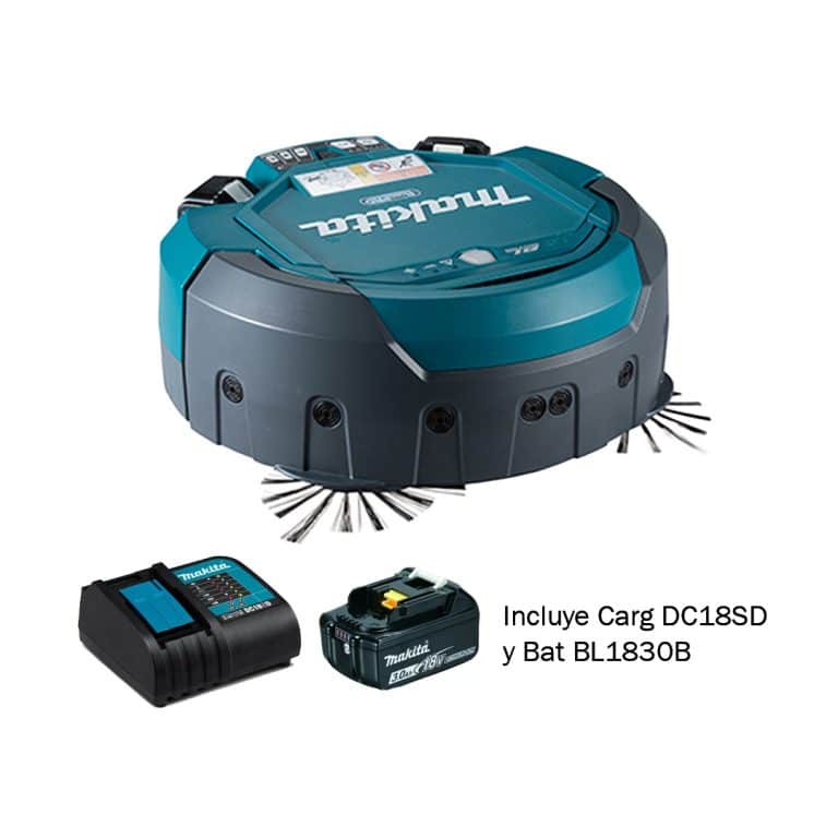 Aspiradora Inalambrica 18V +18V Robotica Industrial Sin Bateria-Carga DRC200Z Makita