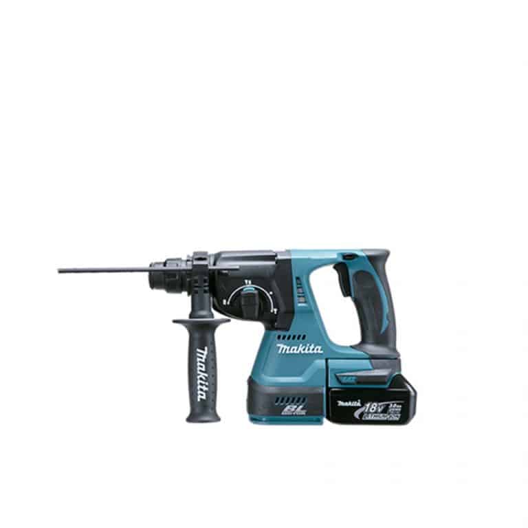 Rotomartillo Sds Plus 15/16" 18V Con Cargador+2Bateria+Estuche DHR242RTE Makita