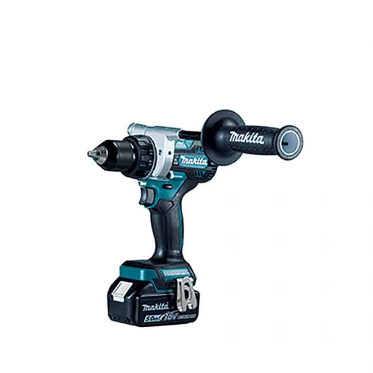 Taladro Atornillador Inalambrico 1/2" 18V 2Velocidades Con Cargador-2 Bateria DDF486RFJ Makita