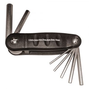 Juego de 7 llaves allen 2,5-10 mm Super Ego B40121500