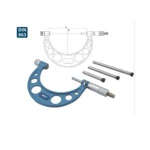 MICRÓMETRO CON VARILLAS INTERCAMBIABLES IP65 DASQUA 4801-0003