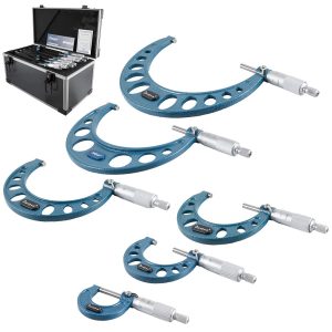 JUEGO DE 6 MICRÓMETROS PARA EXTERIORES DASQUA 4112-0216