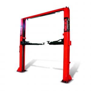 Elevador 2 postes asimétrico con travesaño MIKELS (4,536 kgs) *Sobre Pedido EA-10000