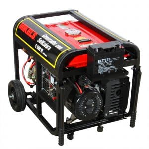 Generador de corriente eléctrica motor 4 tiempos con soldadora MIKELS (5,500 W / 15 HP) GCES-55