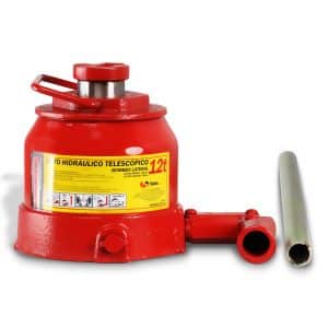 Gato hidráulico telescópico de botella MIKELS (12 ton) Bombeo lateral GHT-12