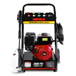Hidrolavadora de alta presión a gasolina motor 4 tiempos MIKELS (2,600 PSI / 7 HP) HA-2600