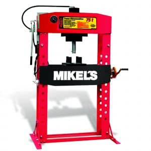 Prensa hidroneumática con pistón y manómetro MIKELS (75 ton) PHB-75