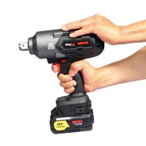 Pistola de impacto inalámbrica industrial MIKELS (1,250 Nm) PI-1250