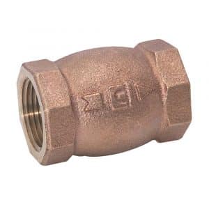 Válvula Check Vertical Urrea 45N Bronce con Resorte 2" 45N.51