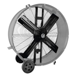 WESTON VENTILADOR D/TAMBOR   42" 750W IND C/RUEDAS