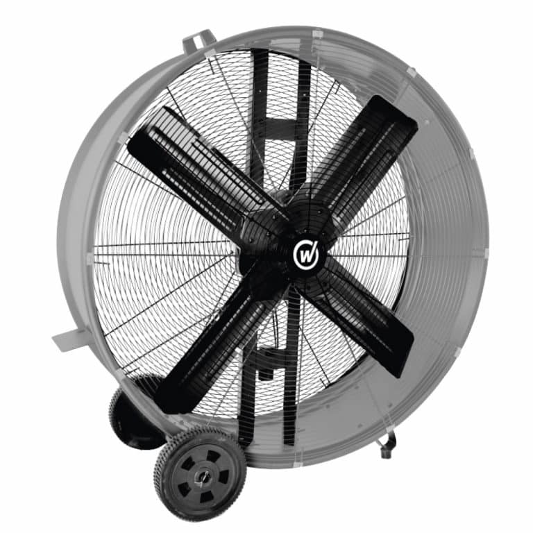 WESTON VENTILADOR D/TAMBOR   42" 750W IND C/RUEDAS