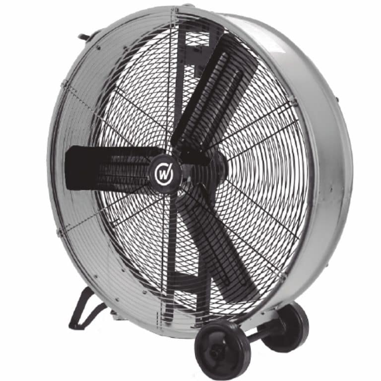 WESTON VENTILADOR D/TAMBOR   30" 373W IND C/RUEDAS VN-1010