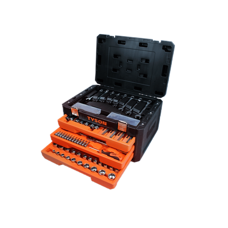 Kit De Herramientas 320 Piezas Con Dados Y Matracas 1/4 3/8 1/2